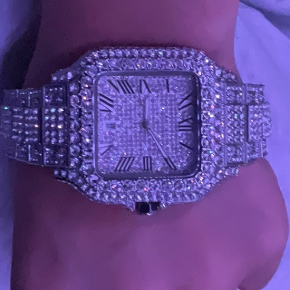 Silver Rhinestone Watch - Picture 3 of 5
